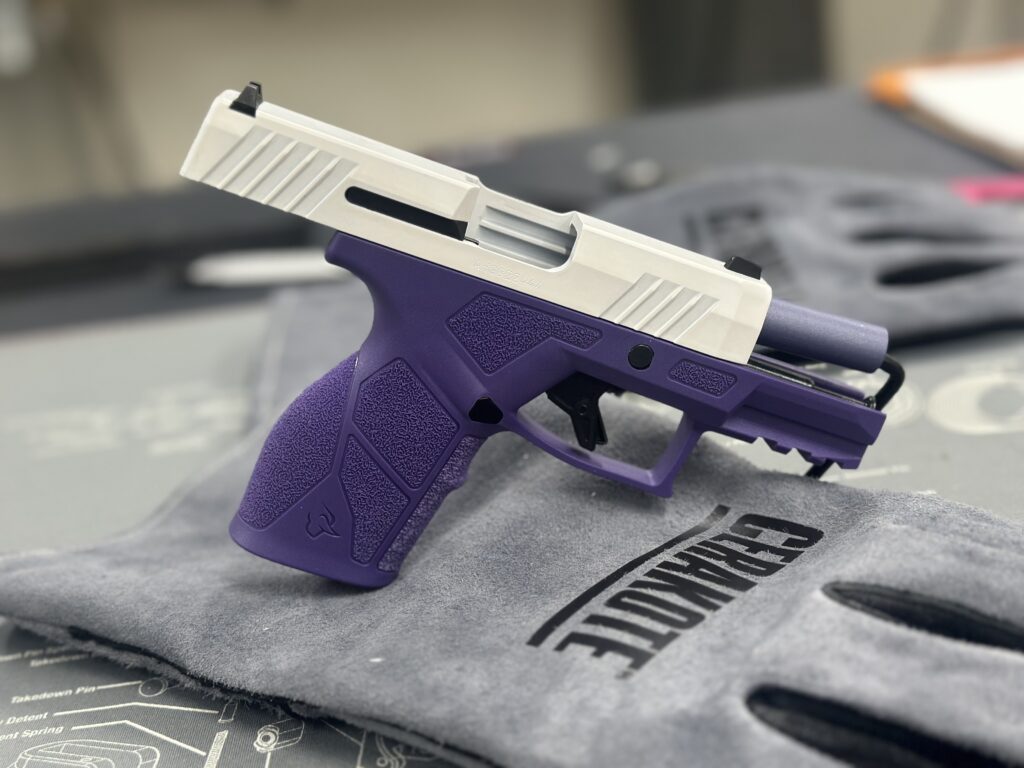 Taurus GX2 Cerakoted with Crushed Orchid